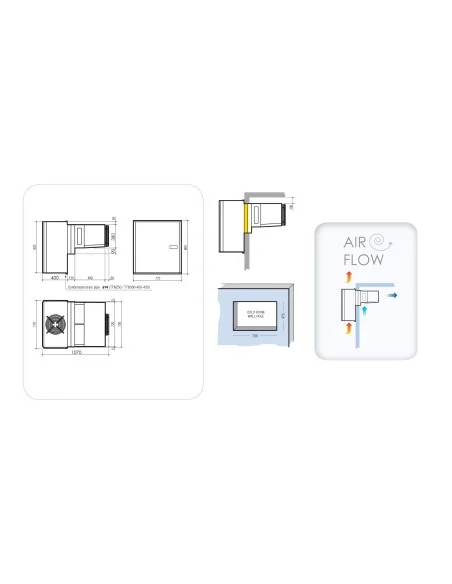 UNITÉ DE RÉFROIDISSEMENT TYPE POSITIF 34,1-61,5 M3