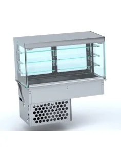 DROP-IN VITRINE CUBIQUE RÉFRIGÉRÉE - FERMÉ 4/1