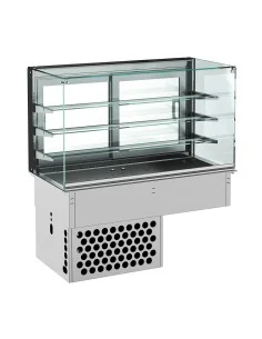 DROP-IN VITRINE CUBIQUE RÉFRIGÉRÉE - FERMÉ 5/1