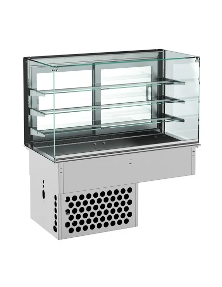 DROP-IN VITRINE CUBIQUE RÉFRIGÉRÉE - FERMÉ 5/1