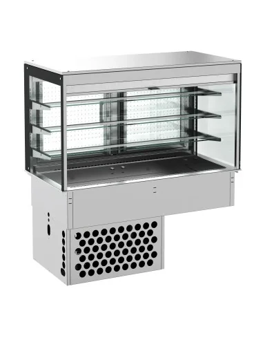 DROP-IN VITRINE CUBIQUE RÉFRIGÉRÉE - ROLL-UP 3/1