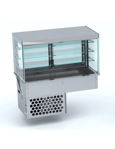 DROP-IN VITRINE CUBIQUE RÉFRIGÉRÉE - ROLL-UP 4/1