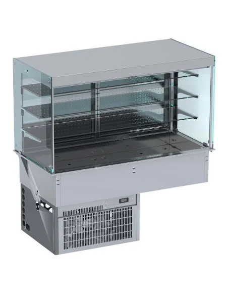 DROP-IN VITRINE CUBIQUE RÉFRIGÉRÉE MODELE MURAL - ROLL-UP 4/1