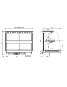 DROP-IN VITRINE COURBEE CHAUFFANTE AVEC PLAQUE VITRO... 2