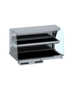 DROP-IN VITRINE COURBEE CHAUFFANTE AVEC PLAQUE VITRO...