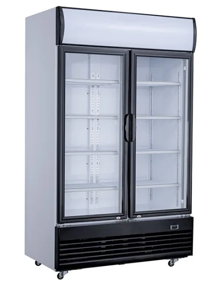 RÉFRIGÉRATEUR 2 PORTES EN VERRE 800L