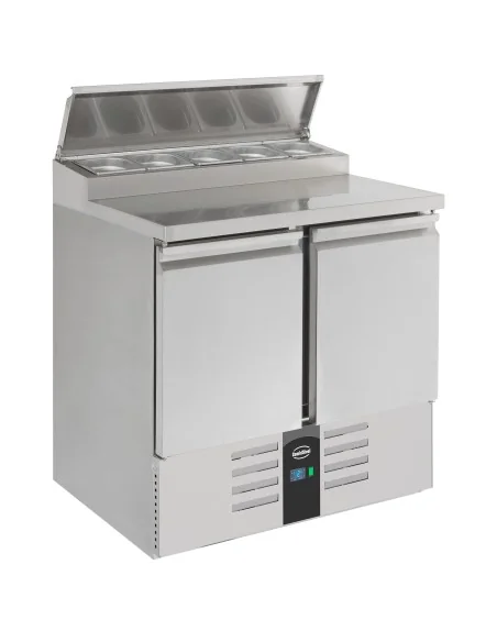 SALADETTE RÉFRIGÉRÉE 2 PORTES 5x1/6GN RÉCIPIENT