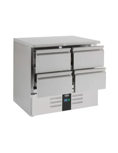 TABLE RÉFRIGÉRÉE 4 TIROIRS