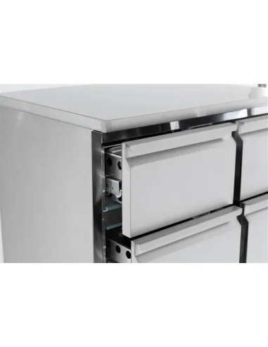 TABLE RÉFRIGÉRÉE 4 TIROIRS