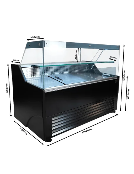 VITRINE RÉFRIGÉRÉE WESLEY 1.5