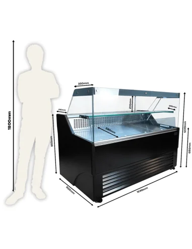 VITRINE RÉFRIGÉRÉE WESLEY 1.5