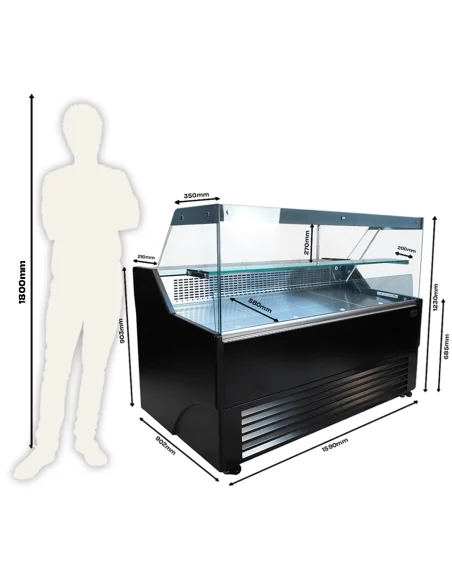 VITRINE RÉFRIGÉRÉE WESLEY 1.5