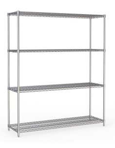 ÉTAGÈRES 4 LEVELS 1500 DÉMONTABLE