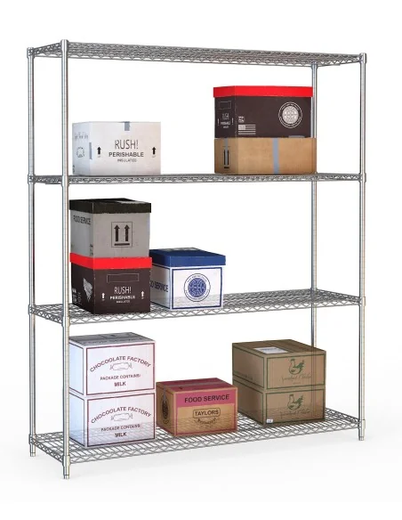 ÉTAGÈRES 4 LEVELS 1500 DÉMONTABLE