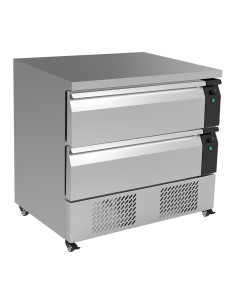 TABLE RÉFRIGÉRÉE/CONGÉLATEUR COMMUTABLE 2 TIROIRS 4X 1/1GN