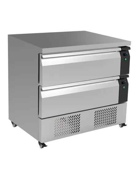 TABLE RÉFRIGÉRÉE/CONGÉLATEUR COMMUTABLE 2 TIROIRS 4X 1/1GN