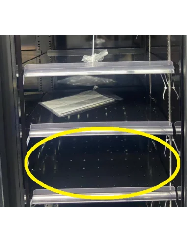 GRILLE PERFORÉE NOIR POUR 7455.2242