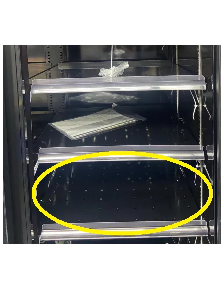 GRILLE PERFORÉE NOIR POUR 7455.2242