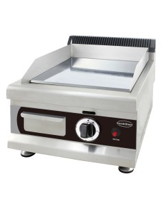 PLAQUE GRILLE À GAZ CHROME 400