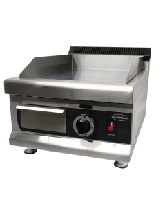 PLAQUE GRILLE À GAZ CHROME 400 2