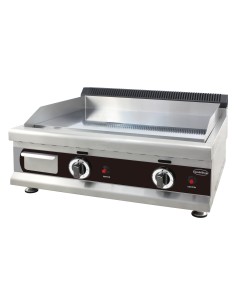 PLAQUE GRILLE À GAZ CHROME 800