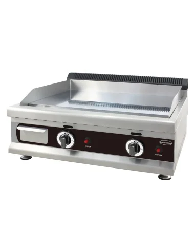 PLAQUE GRILLE À GAZ CHROME 800