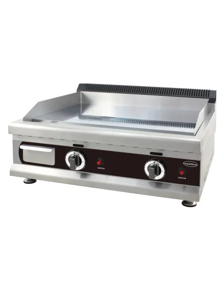 PLAQUE GRILLE À GAZ CHROME 800