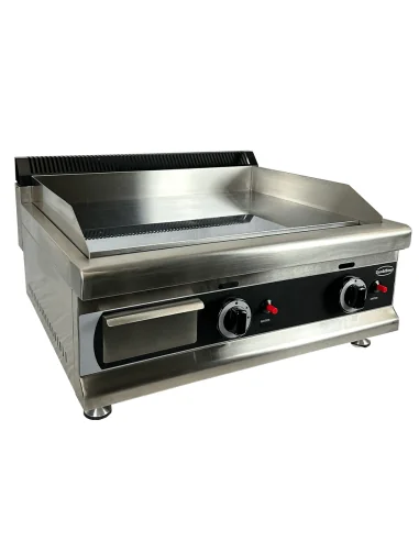 PLAQUE GRILLE À GAZ CHROME 800