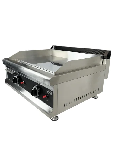 PLAQUE GRILLE À GAZ CHROME 800