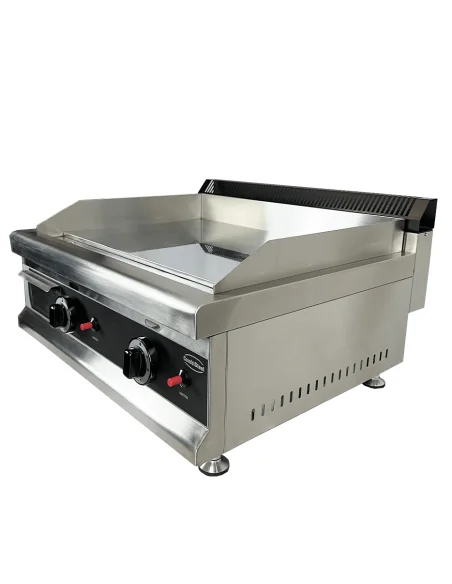 PLAQUE GRILLE À GAZ CHROME 800