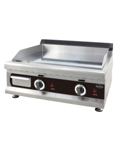 PLAQUE GRILLE À GAZ CHROME 650