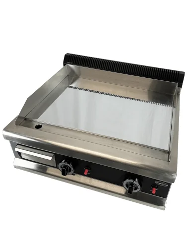 PLAQUE GRILLE À GAZ CHROME 650