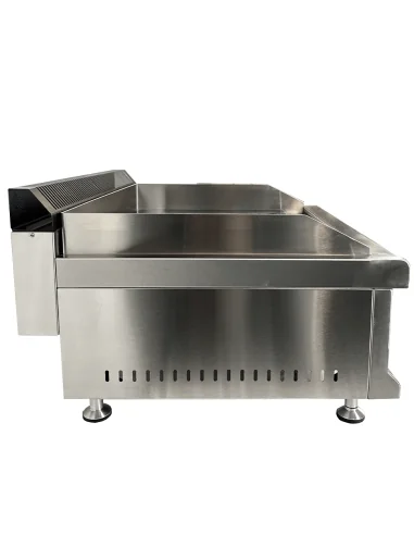 PLAQUE GRILLE À GAZ CHROME 650