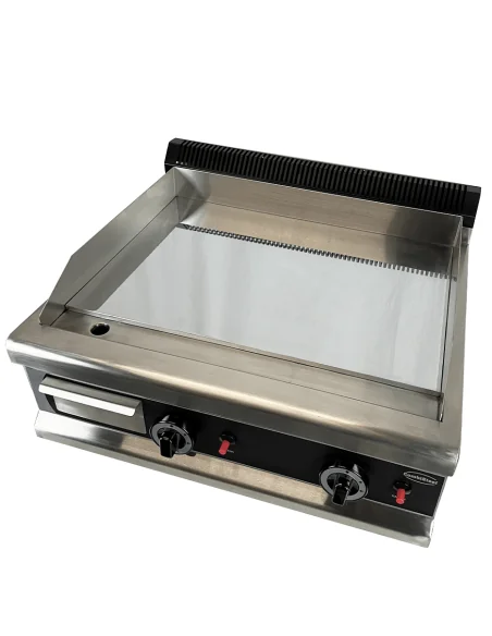 PLAQUE GRILLE À GAZ CHROME 650 PROPANE