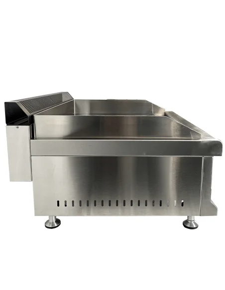 PLAQUE GRILLE À GAZ CHROME 650 PROPANE