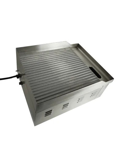 PLAQUE GRILLE ÉLECTRIQUE RAINURÉ