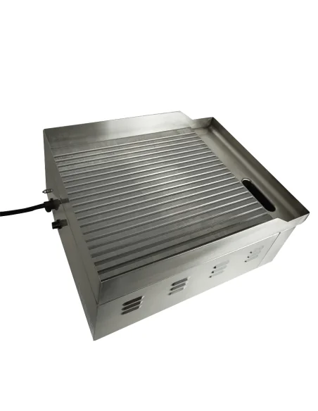 PLAQUE GRILLE ÉLECTRIQUE RAINURÉ