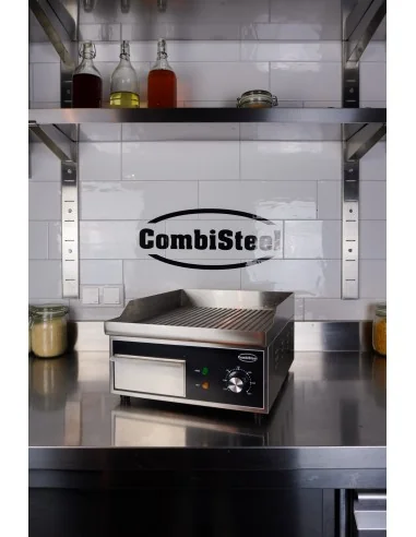 PLAQUE GRILLE ÉLECTRIQUE RAINURÉ