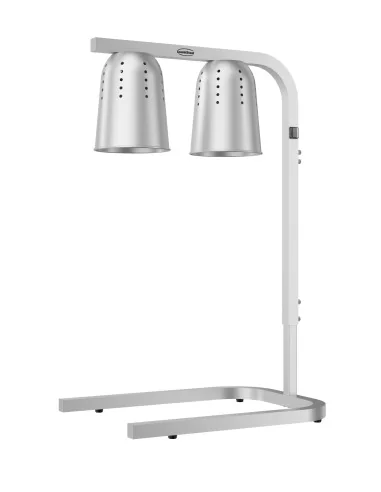 LAMPE CHAUFFANT ARGENT