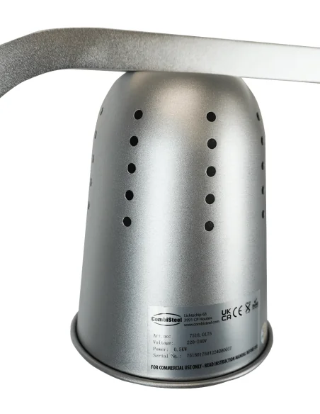 LAMPE CHAUFFANT ARGENT