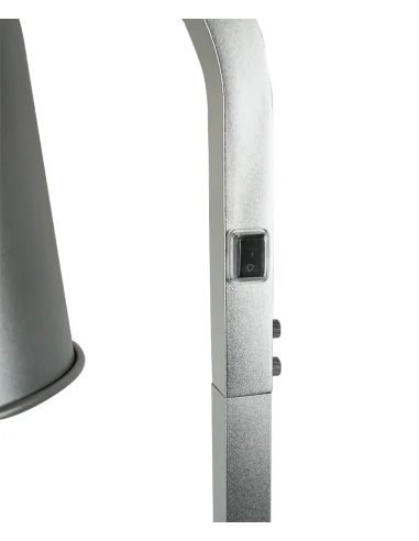 LAMPE CHAUFFANT ARGENT
