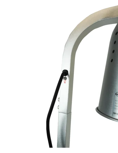 LAMPE CHAUFFANT ARGENT