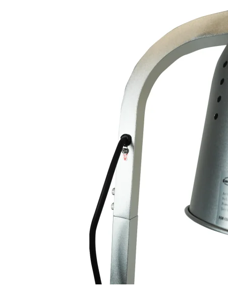 LAMPE CHAUFFANT ARGENT