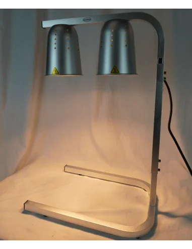 LAMPE CHAUFFANT ARGENT