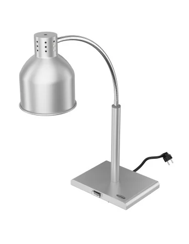 LAMPE CHAUFFANT FLEXIBLE ARGENT