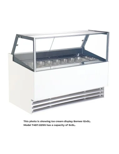 VITRINE À CREME GLACÉE PHUKET 9X5L