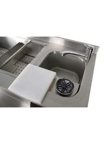 TABLE RÉFRIGÉRÉE 3 PORTES AVEC BAR À COCKTAILS