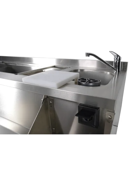 TABLE RÉFRIGÉRÉE 3 PORTES AVEC BAR À COCKTAILS