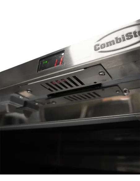 RÉFRIGÉRATEUR/CONGÉLATEUR EN ACIER INOX COMMUTABLE 2 TIROIR