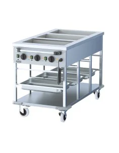 BAIN-MARIE TROLLEY 3/1. 2